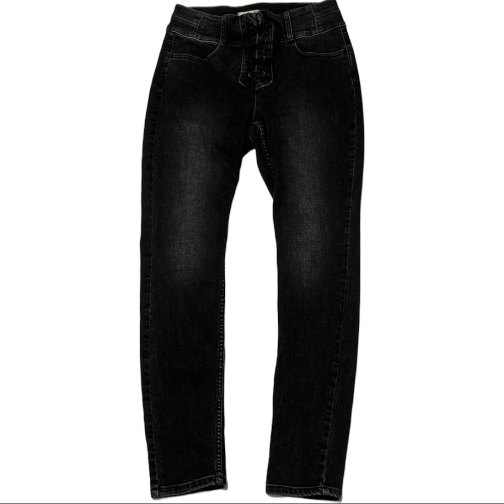 FP Free People We the Free CRVY Black Denim Jeans 28